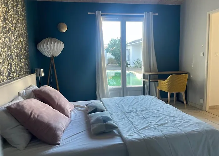 Сasa de vacaciones ღ Villa Océane Spacieuse Piscine&Jardin La Couarde-sur-Mer